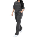 SpringSummer New Arrival Fashionable Trendy Multi-Color Casual Two-Piece Set With Short Sleeves