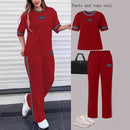 SpringSummer New Arrival Fashionable Trendy Multi-Color Casual Two-Piece Set With Short Sleeves